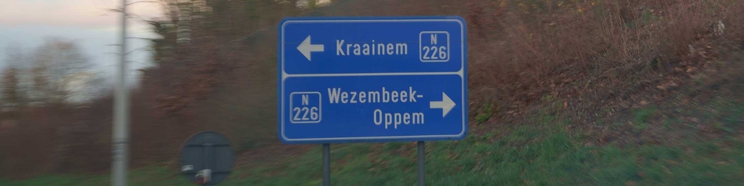 Afrit Kraainem Wezembeek-Oppem